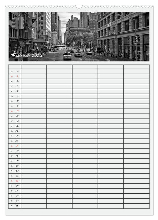 NEW YORK CITY Teamplaner (CALVENDO Premium Wandkalender 2025)