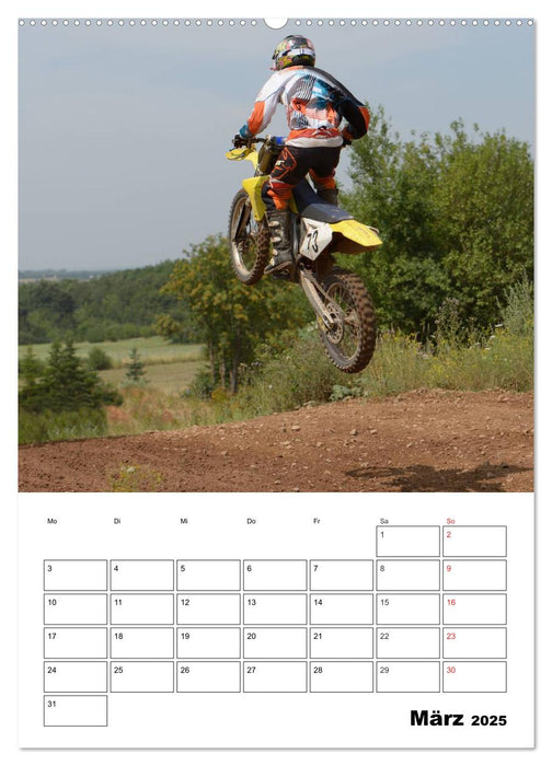 Motocross Terminplaner (CALVENDO Premium Wandkalender 2025)