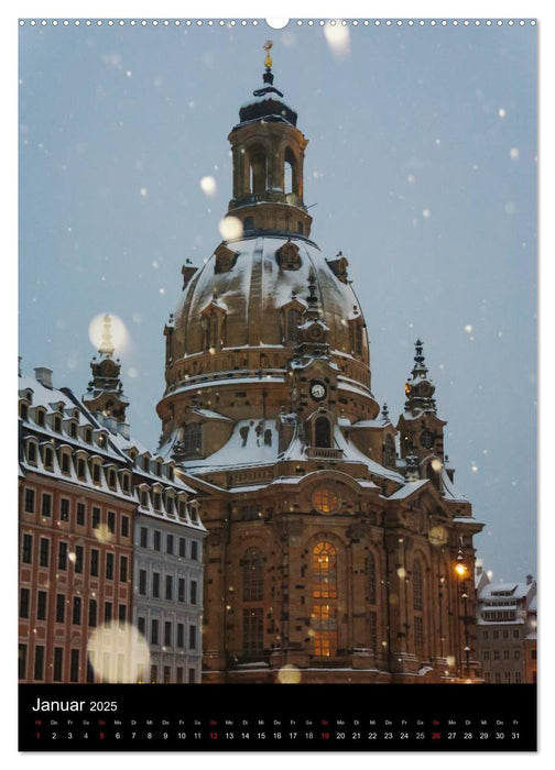 Frauenkirche Dresden (CALVENDO Premium Wandkalender 2025)