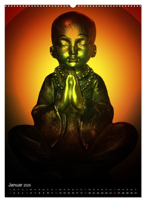 Buddha - Zeit für Entspannung (CALVENDO Premium Wandkalender 2025)