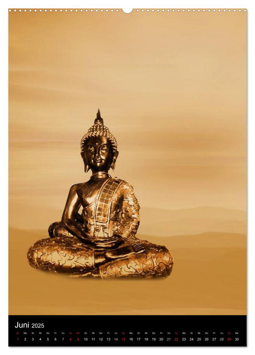 Buddha - Zeit für Entspannung (CALVENDO Premium Wandkalender 2025)