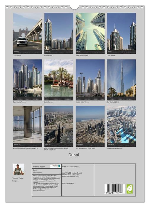 Dubai (CALVENDO Wandkalender 2025)