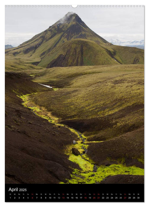 Island - Der Laugavegur-Kalender 2025 (CALVENDO Premium Wandkalender 2025)