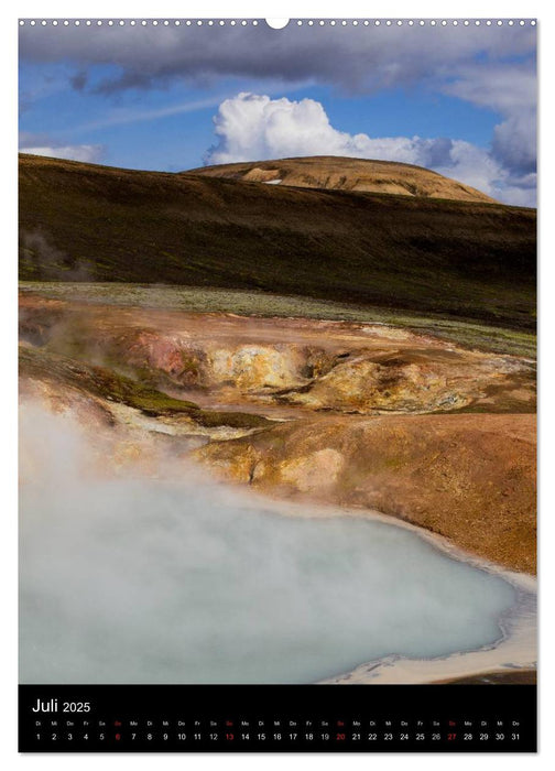 Island - Der Laugavegur-Kalender 2025 (CALVENDO Premium Wandkalender 2025)