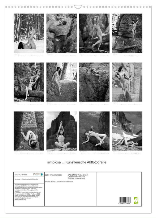 simbiosa ... Künstlerische Aktfotografie (CALVENDO Wandkalender 2025)