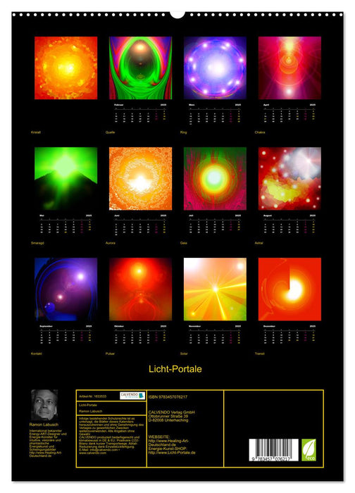 Licht-Portale (CALVENDO Premium Wandkalender 2025)