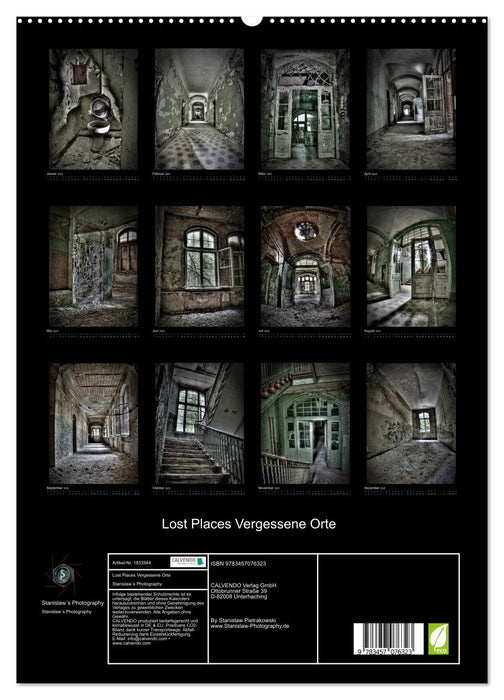 Lost Places Vergessene Orte (CALVENDO Premium Wandkalender 2025)