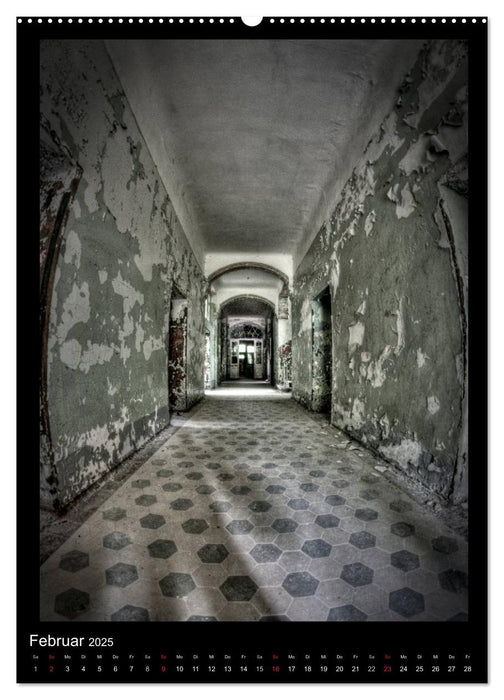 Lost Places Vergessene Orte (CALVENDO Premium Wandkalender 2025)