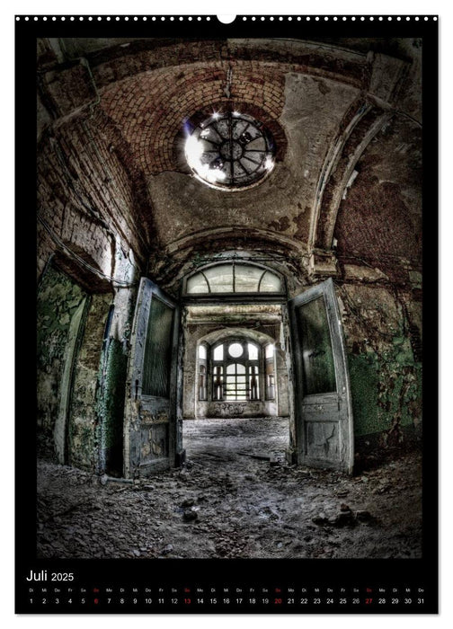 Lost Places Vergessene Orte (CALVENDO Premium Wandkalender 2025)