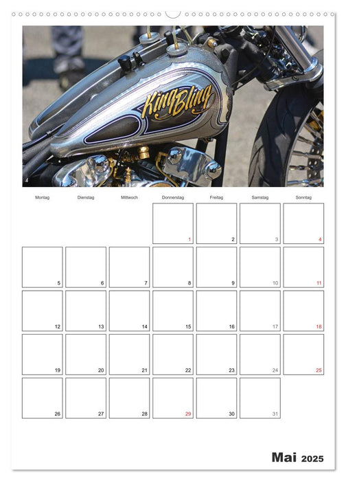 Best of Harley-Davidson Custom-Style 2025 (CALVENDO Wandkalender 2025)