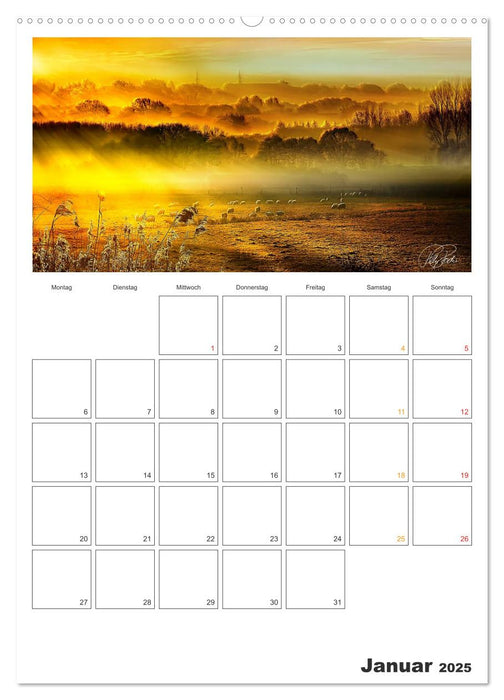 Terminplaner - Zwischenwelten, Zeiten zwischen Tag und Nacht (CALVENDO Wandkalender 2025)