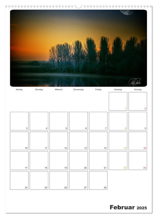 Terminplaner - Zwischenwelten, Zeiten zwischen Tag und Nacht (CALVENDO Wandkalender 2025)