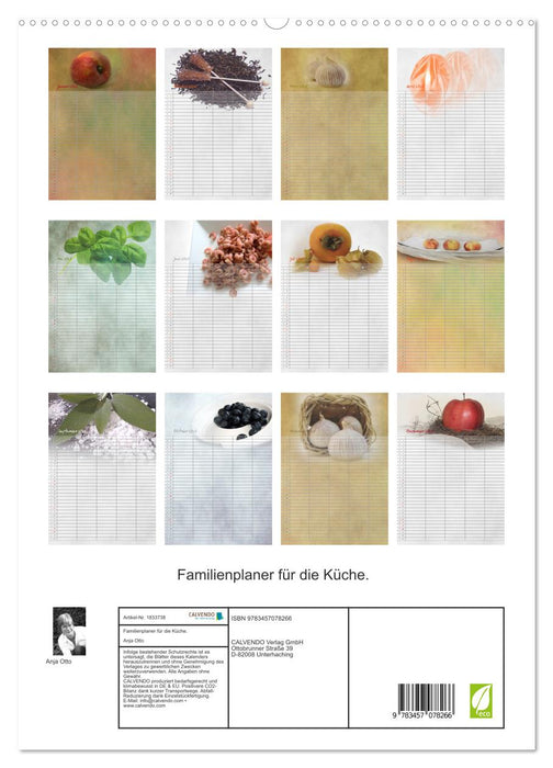Familienplaner für die Küche. (CALVENDO Premium Wandkalender 2025)
