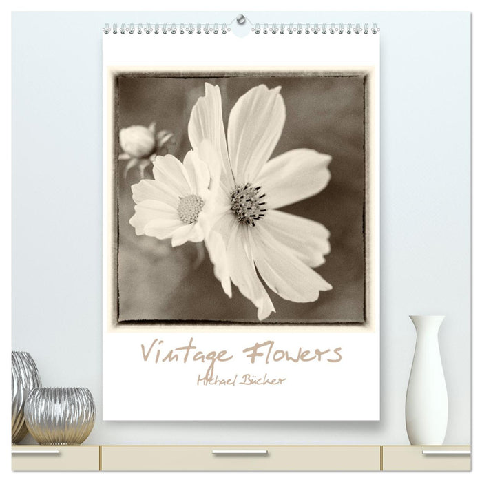 Vintage-Flowers (CALVENDO Premium Wandkalender 2025)