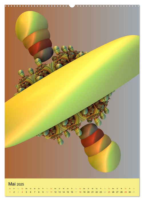 Fraktale Geometrie (CALVENDO Premium Wandkalender 2025)