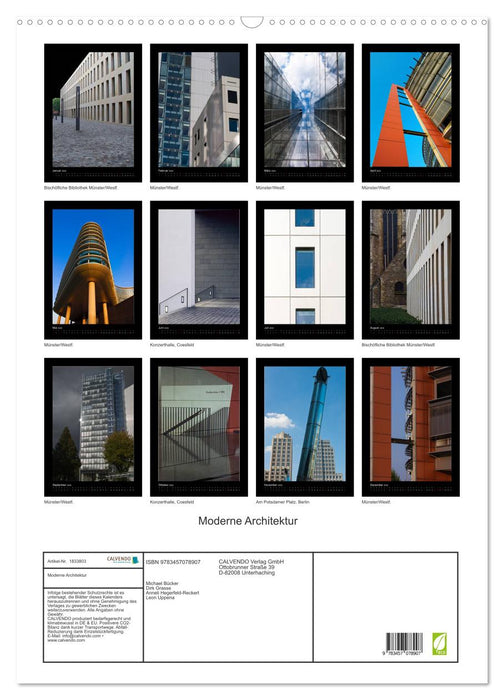 Moderne Architektur (CALVENDO Wandkalender 2025)