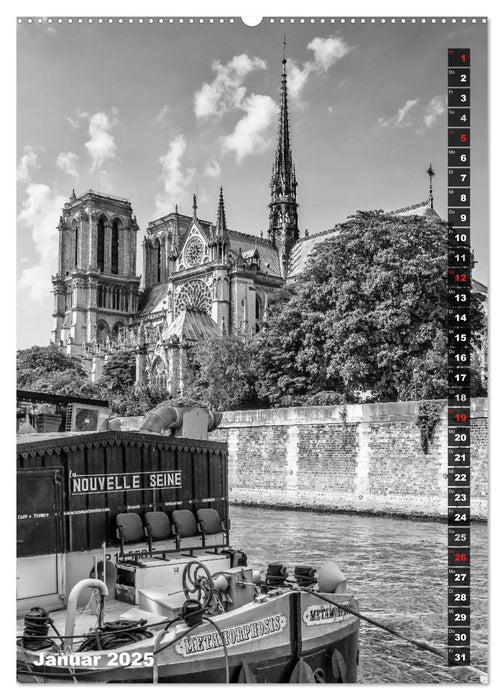 PARIS Vertikale Ansichten (CALVENDO Premium Wandkalender 2025)