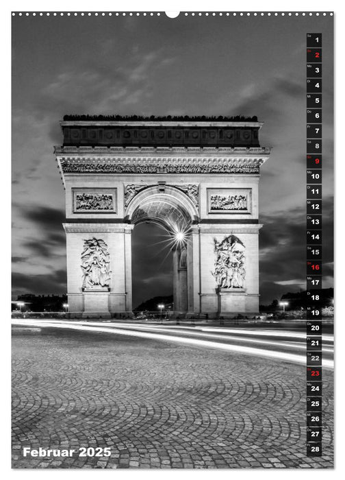 PARIS Vertikale Ansichten (CALVENDO Premium Wandkalender 2025)