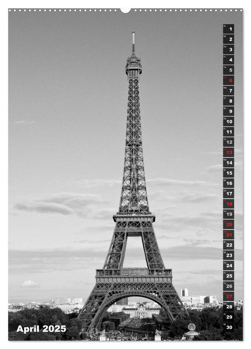 PARIS Vertikale Ansichten (CALVENDO Premium Wandkalender 2025)