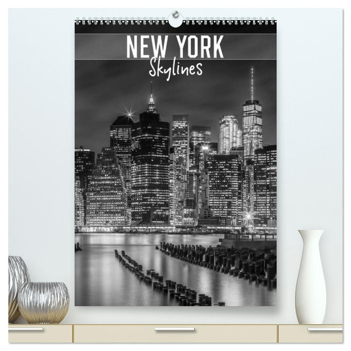 NEW YORK Skylines (CALVENDO Premium Wandkalender 2025)