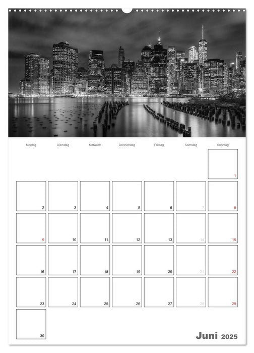 NEW YORK Skylines (CALVENDO Premium Wandkalender 2025)