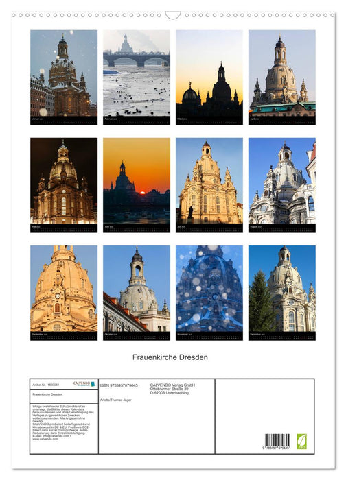 Frauenkirche Dresden (CALVENDO Wandkalender 2025)