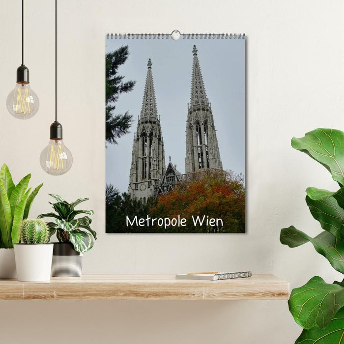 Metropole Wien (CALVENDO Wandkalender 2025)
