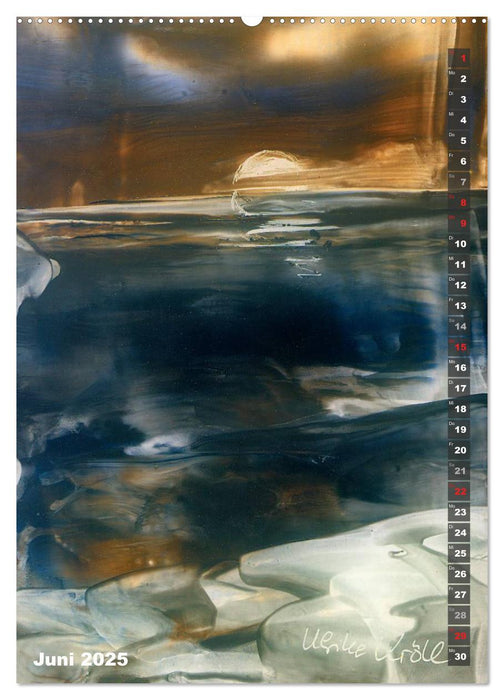 Encaustic-Malerei Kunstkalender 2025 (CALVENDO Premium Wandkalender 2025)