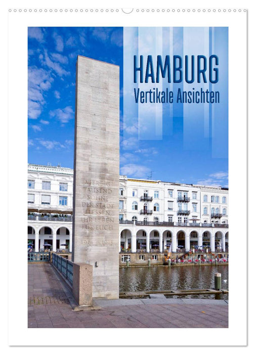 HAMBURG Vertikale Ansichten (CALVENDO Wandkalender 2025)