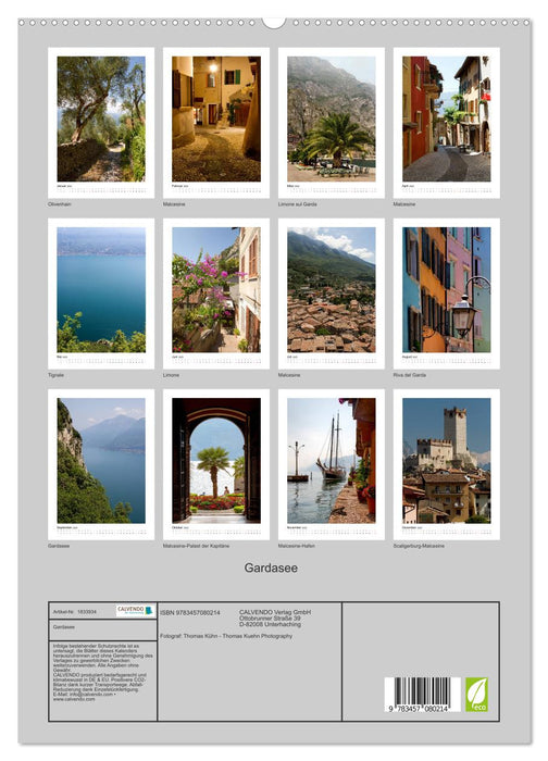 Gardasee (CALVENDO Premium Wandkalender 2025)