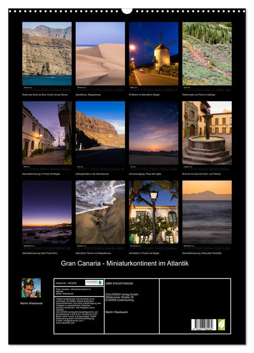 Gran Canaria - Miniaturkontinent im Atlantik (CALVENDO Wandkalender 2025)