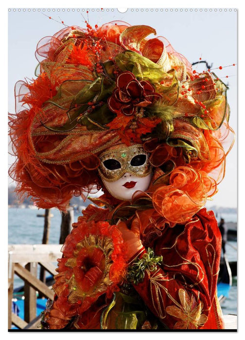 Karneval in Venedig - Phantasievolle Masken (CALVENDO Wandkalender 2025)