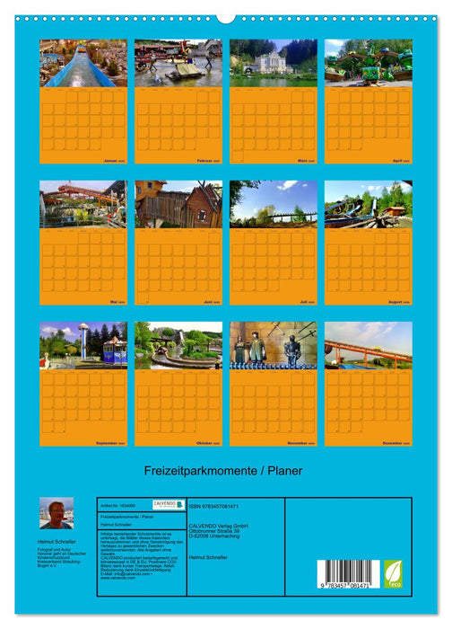 Freizeitparkmomente / Planer (CALVENDO Premium Wandkalender 2025)