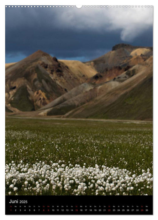 Island - Der Laugavegur-Kalender 2025 (CALVENDO Wandkalender 2025)