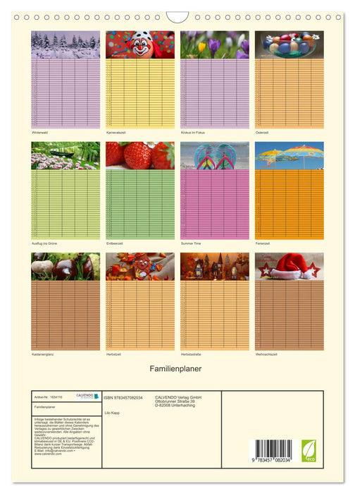 Familienplaner (CALVENDO Wandkalender 2025)