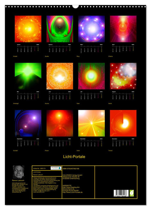 Licht-Portale (CALVENDO Wandkalender 2025)