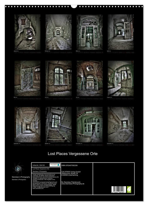 Lost Places Vergessene Orte (CALVENDO Wandkalender 2025)