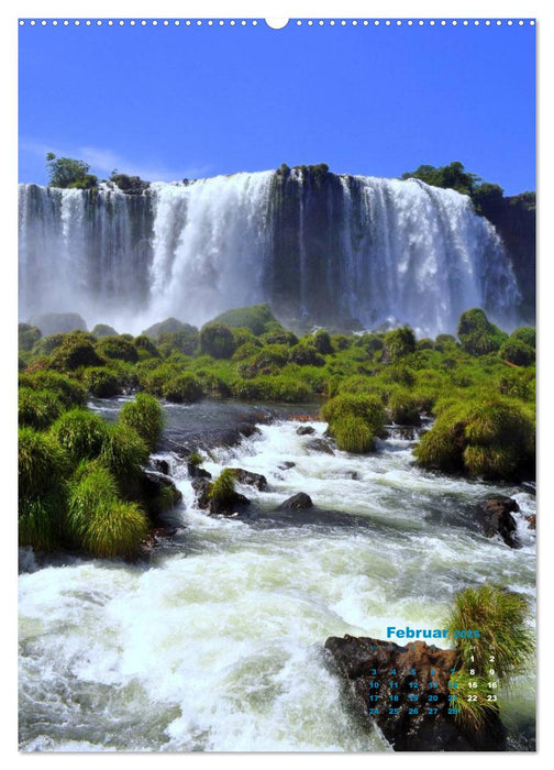 Wasserfälle Südamerikas - Iguazu Wasserfälle (CALVENDO Wandkalender 2025)
