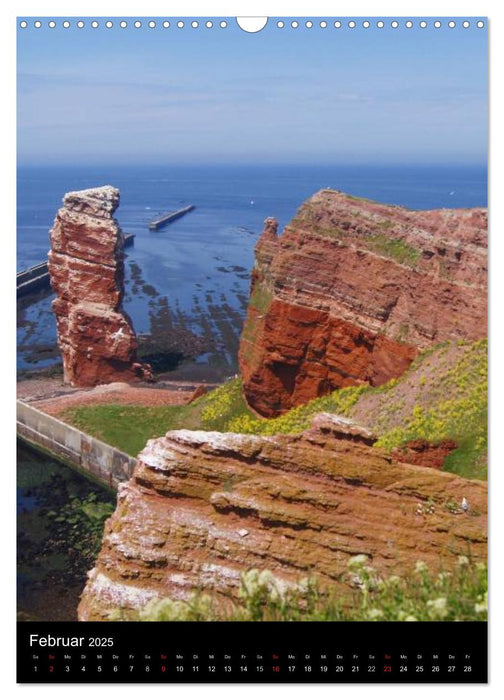 Helgoland in der Nordsee (CALVENDO Wandkalender 2025)