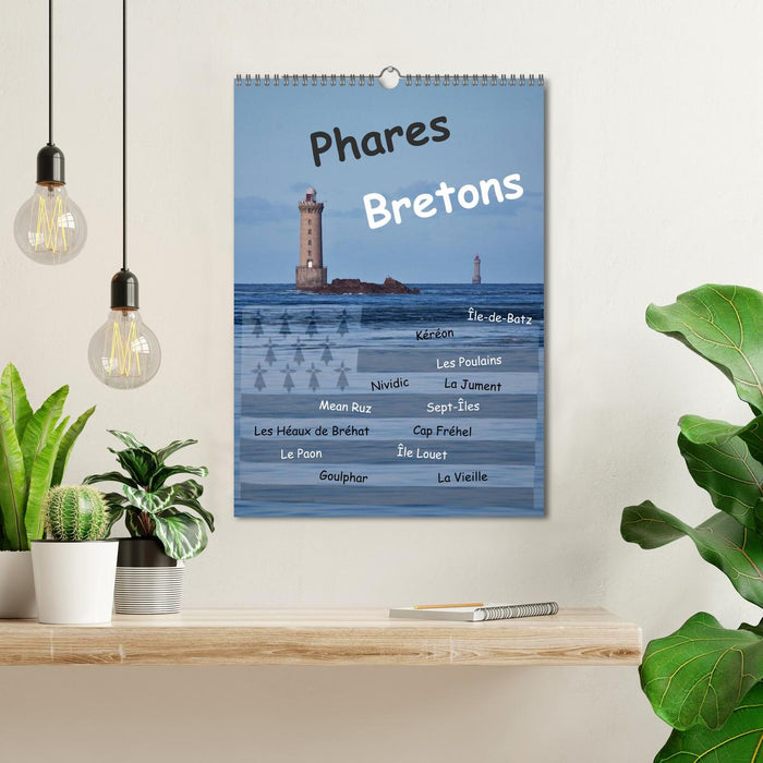 Phares Bretons (CALVENDO Wandkalender 2025)