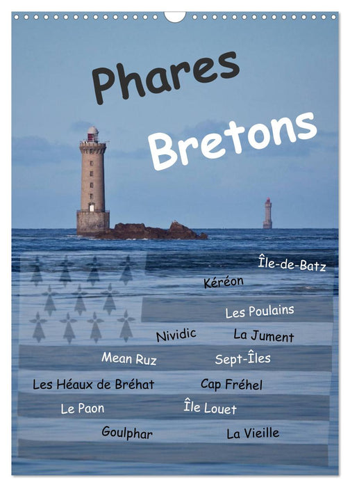 Phares Bretons (CALVENDO Wandkalender 2025)
