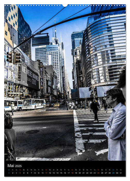 NEW YORK – street view (CALVENDO Premium Wandkalender 2025)