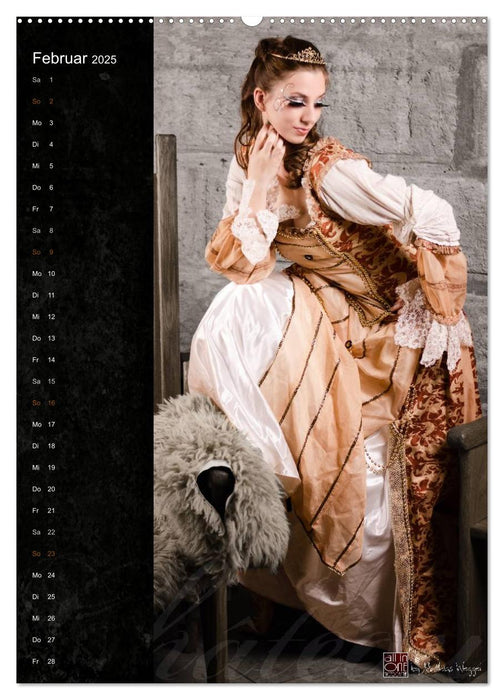 Mode au Chateau (CALVENDO Wandkalender 2025)