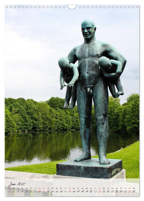 Vigeland (CALVENDO Wandkalender 2025)