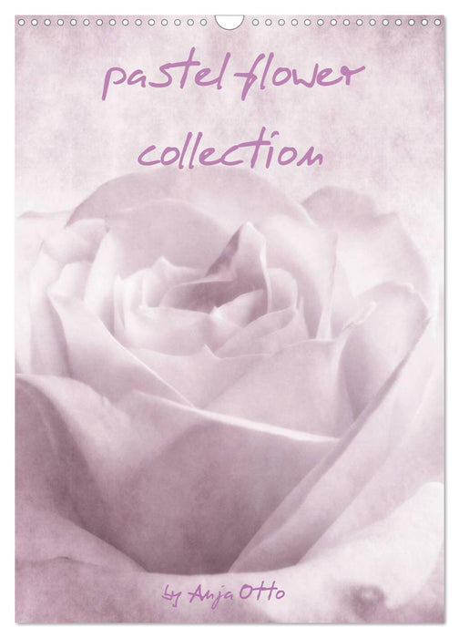 pastel flower collection (CALVENDO Wandkalender 2025)