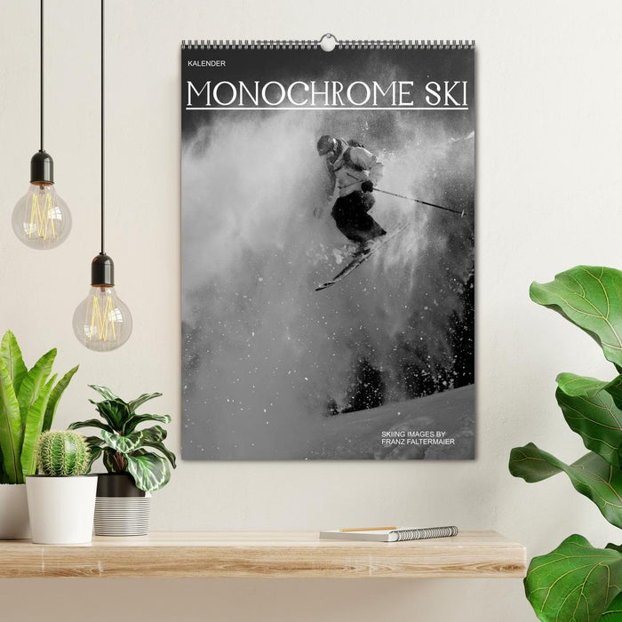 Monochrome Ski (CALVENDO Wandkalender 2025)