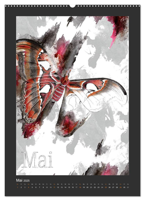 Papillon Art (CALVENDO Wandkalender 2025)