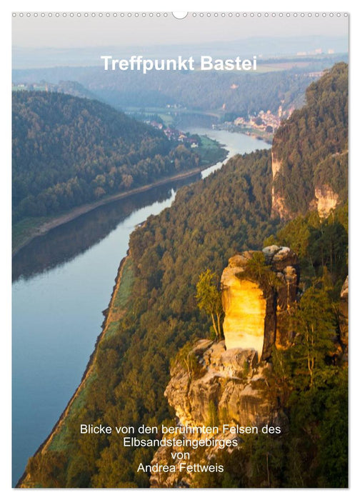 Treffpunkt Bastei (CALVENDO Wandkalender 2025)