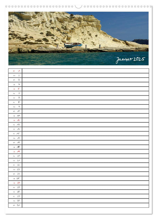 Italien Planer 2025 (CALVENDO Wandkalender 2025)