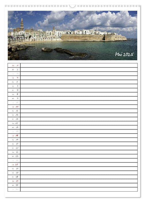 Italien Planer 2025 (CALVENDO Wandkalender 2025)